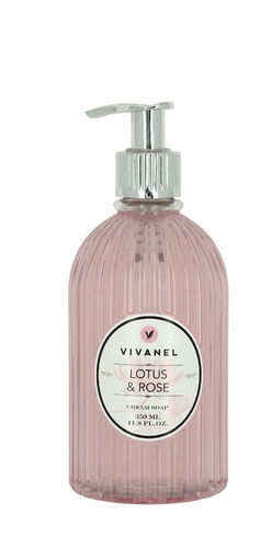 Vivian Gray Vivanel Lotus & Rose Nestesaippua 350 ml