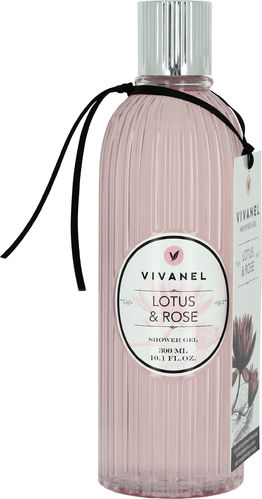 Vivian Gray Vivanel Lotus & Rose Suihkugeeli 300 ml
